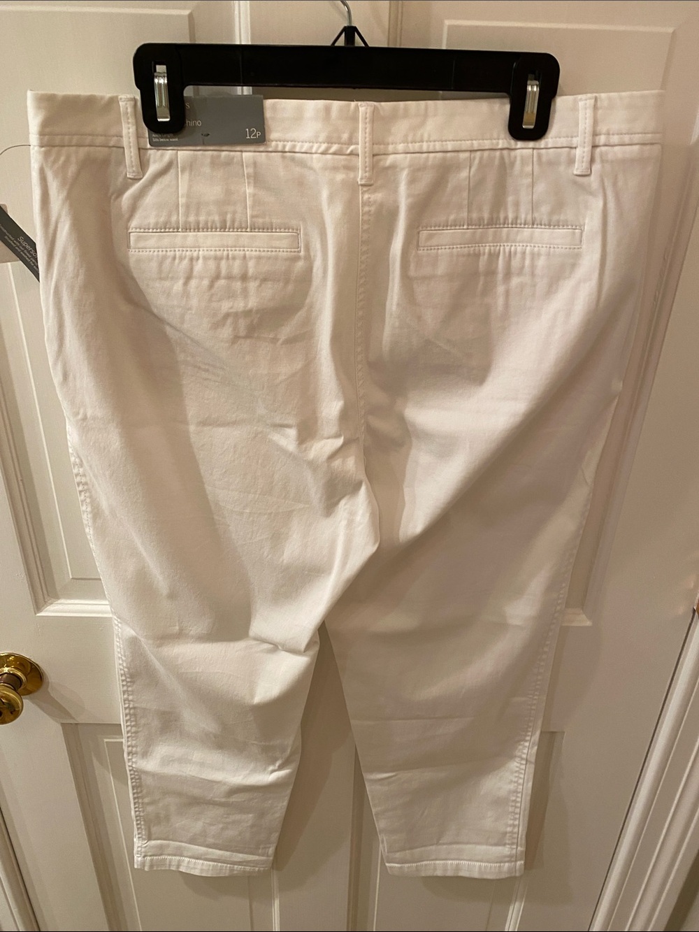 💐Talbots Relaxed Chino Pants • 12 Petite • White • NWT - Picture 5 of 8